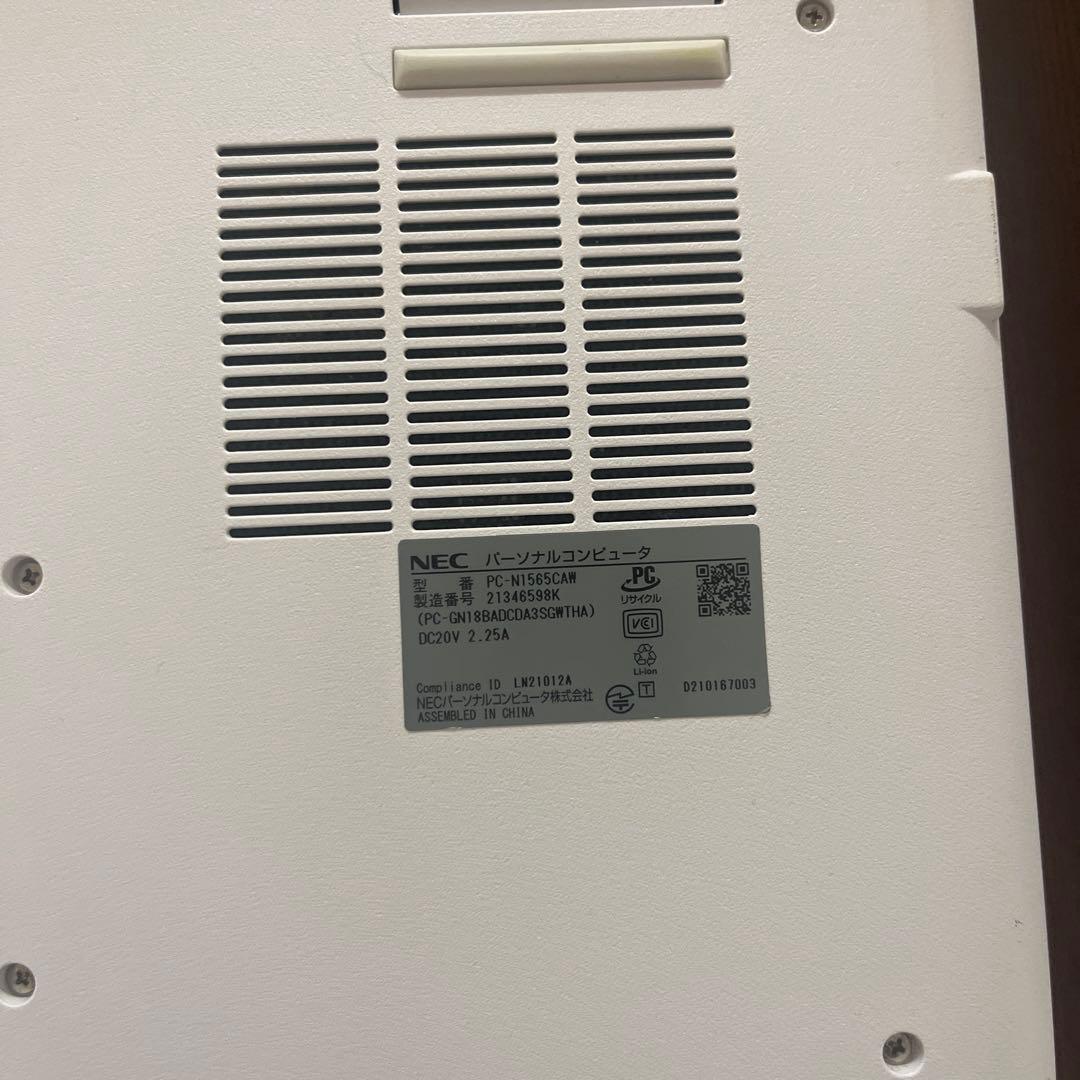 NEC MZ-1S/CK ホワイト ノートPC