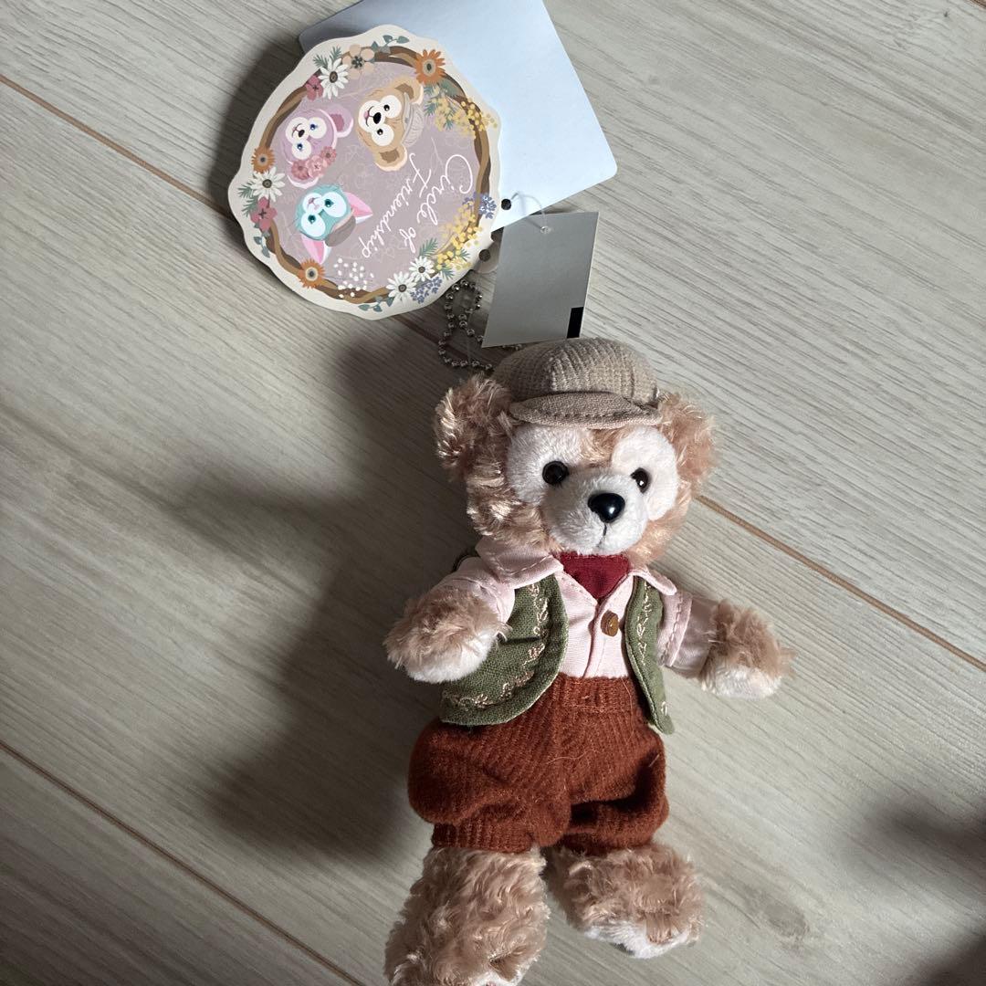 ダッフィーサークルオブフレンドシップ ぬいぐるみバッジセット