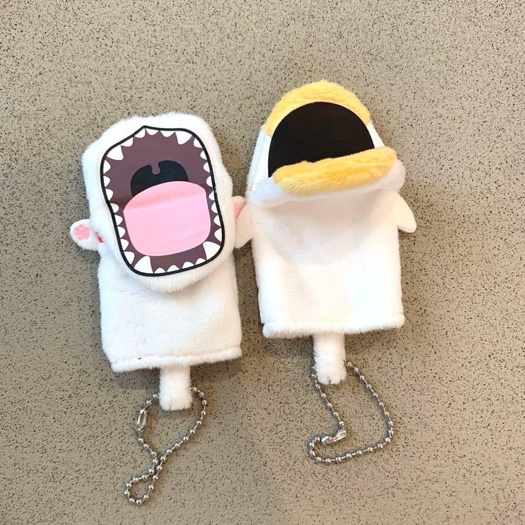 銀魂　フィンガーパペットキーホルダー　定春　エリザベス