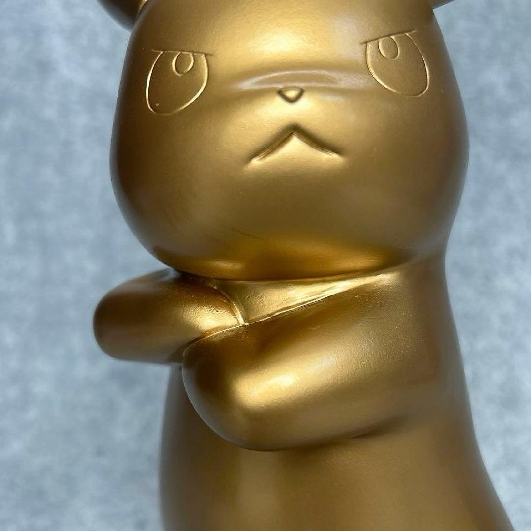 ピカチュウ リペイント フィギュア 一番くじ ポッ拳 幸福の黄金ver. 招猫