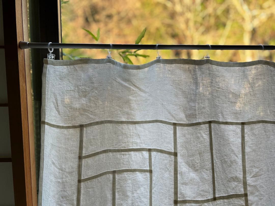 「スノーホワイト」麻ポジャギ