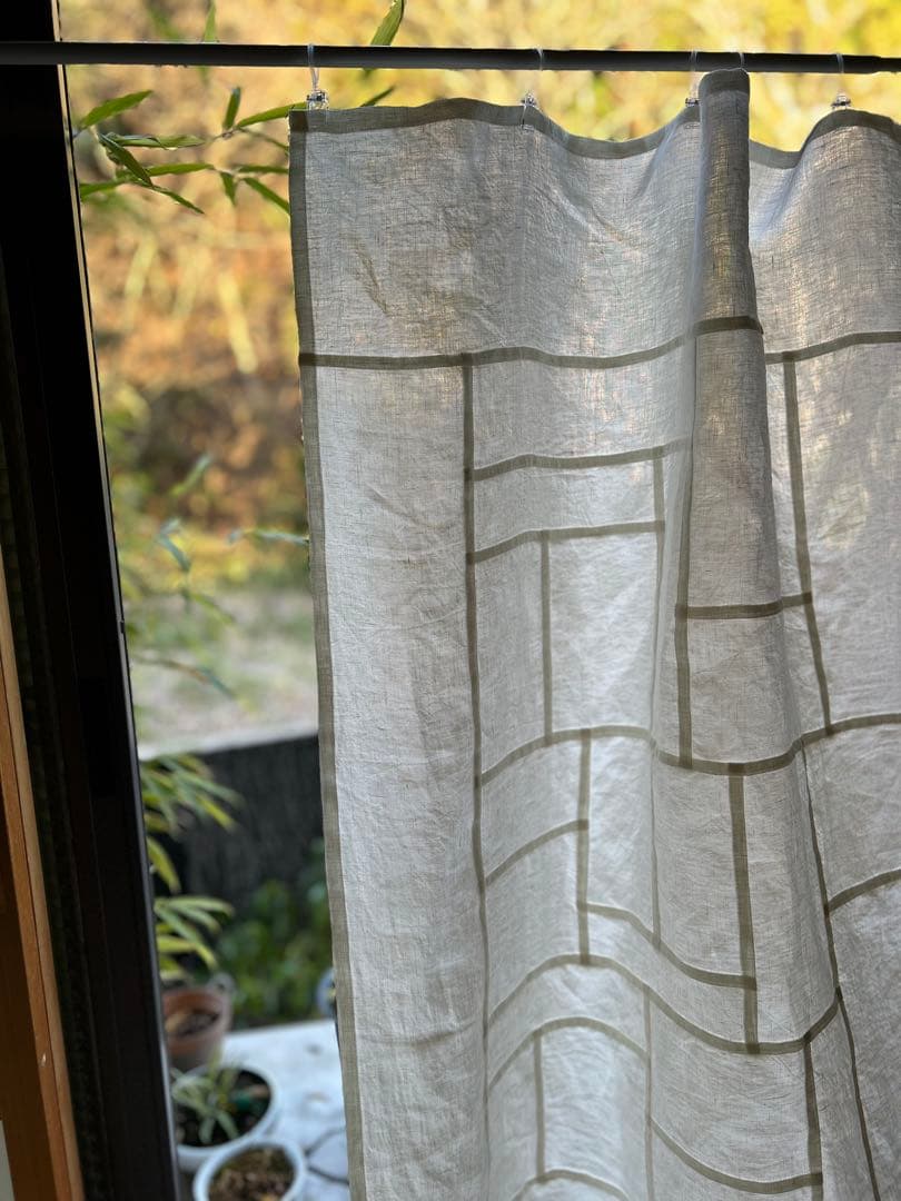 「スノーホワイト」麻ポジャギ