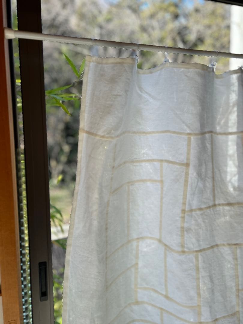 「スノーホワイト」麻ポジャギ