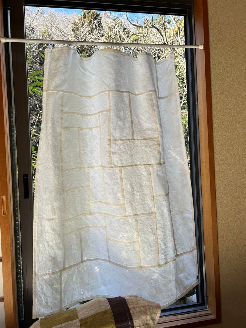 「スノーホワイト」麻ポジャギ