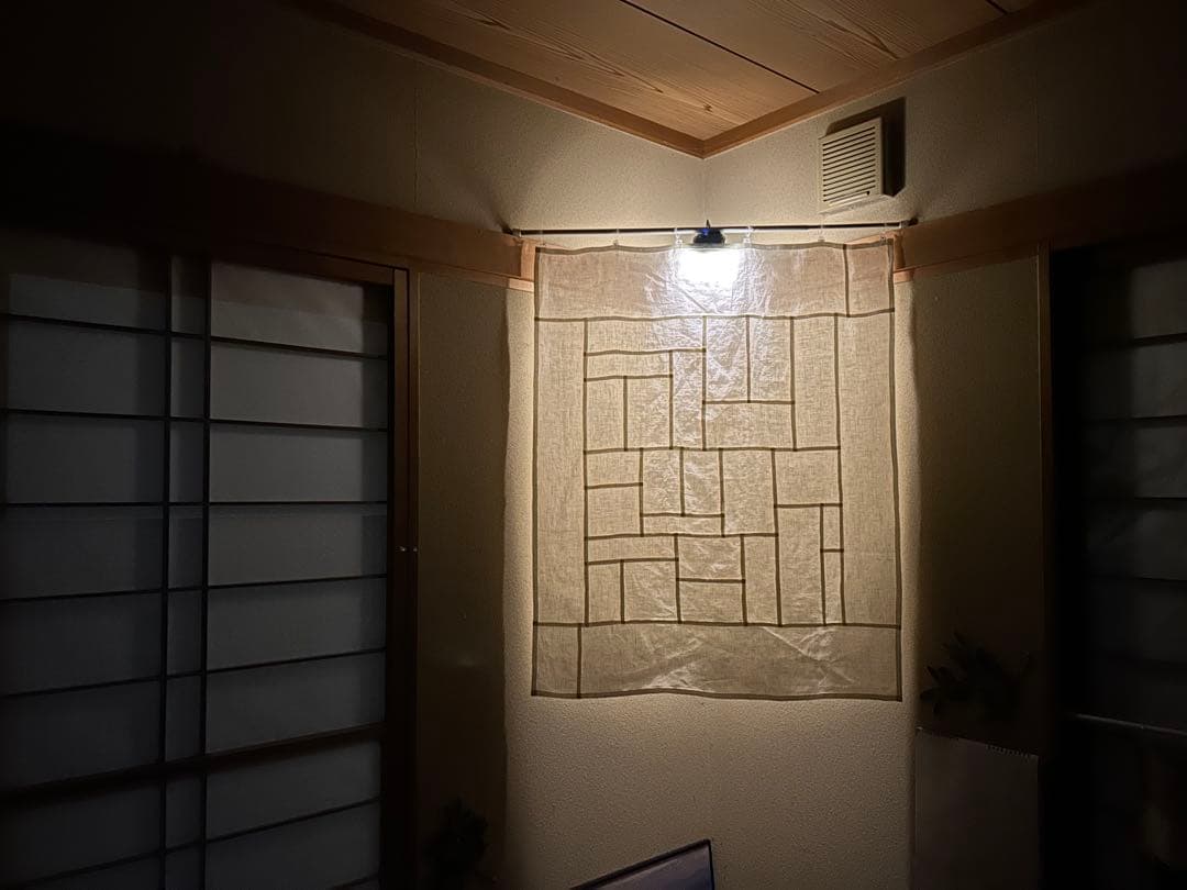 「スノーホワイト」麻ポジャギ