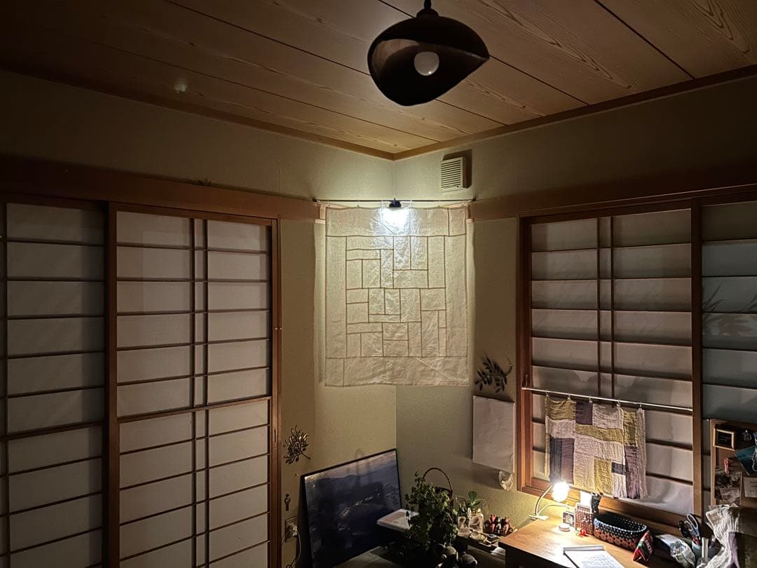 「スノーホワイト」麻ポジャギ