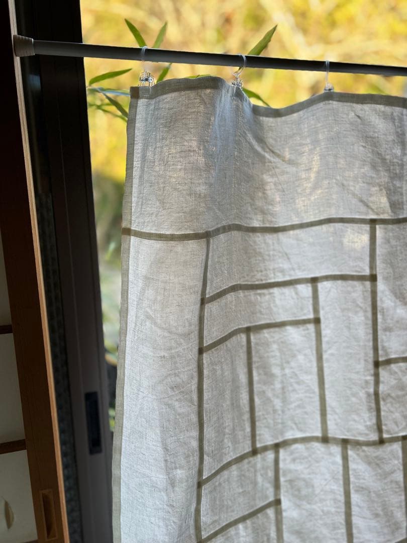 「スノーホワイト」麻ポジャギ