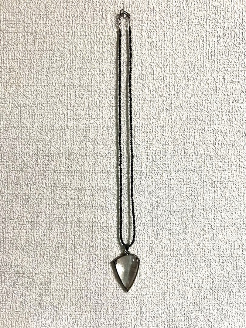 パワーストーン　レムリアンシード クリスタル ネックレス 三角形