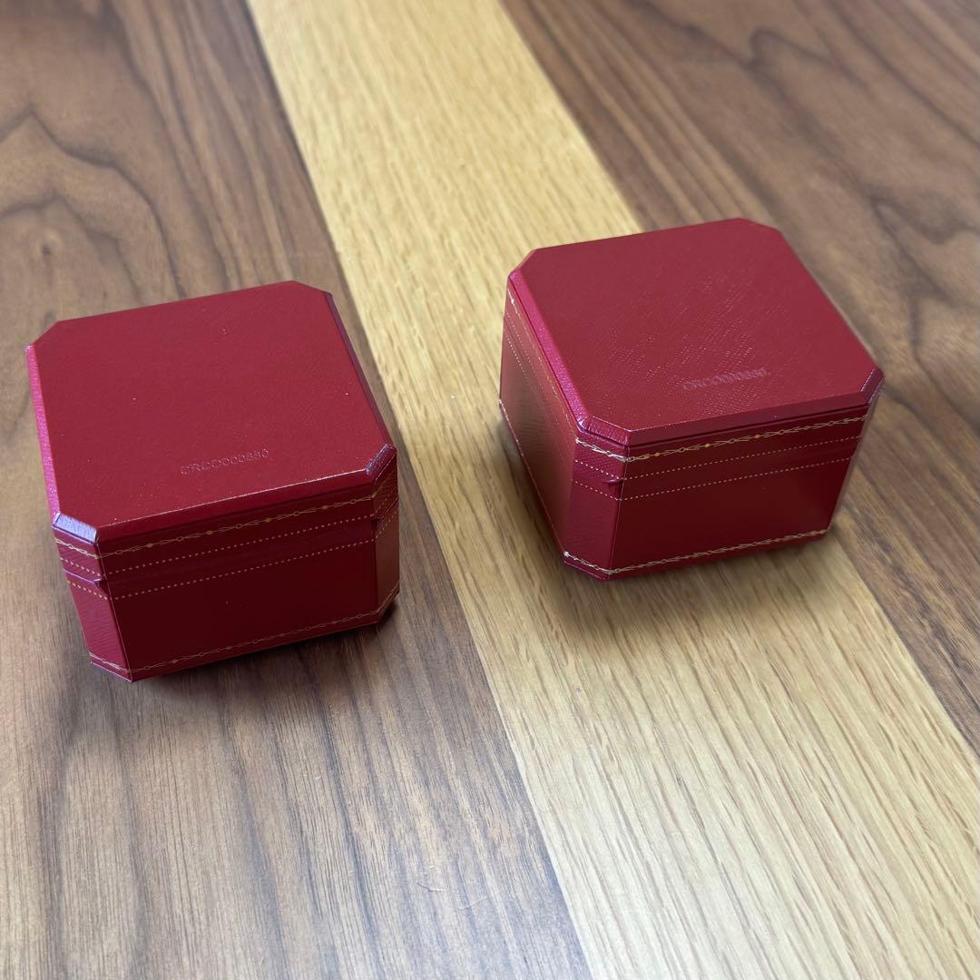 Cartier カルティエ 【美品】 リングケース + 外箱　各2個
