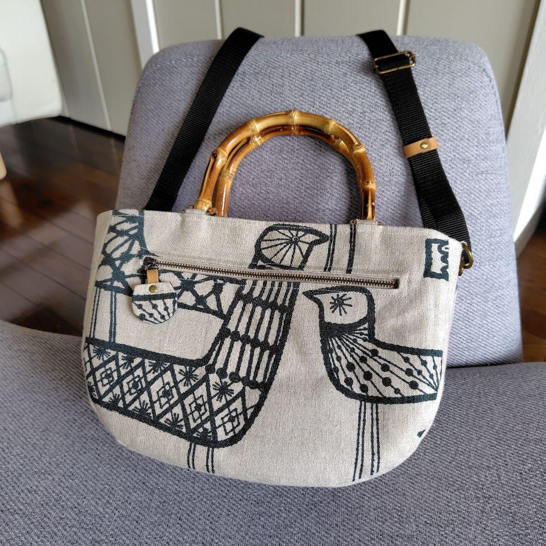 ミナペルホネン　コロンハンドメイドバック