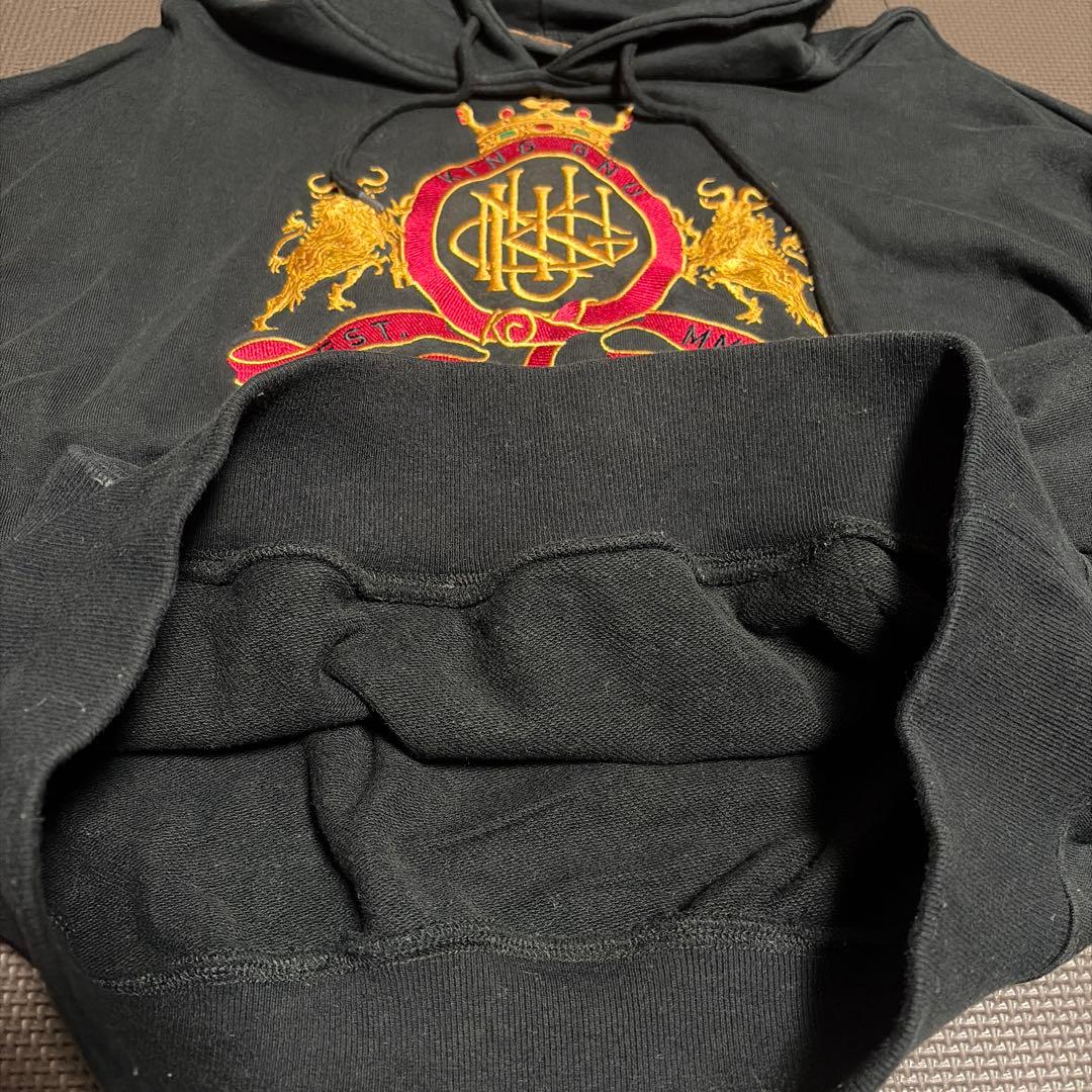 King Gnu 刺繍 フーディー パーカー ブラック