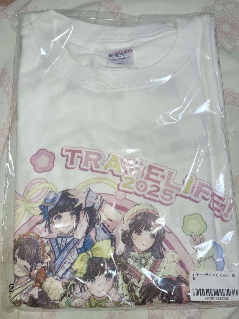 ガラポン くじ A賞 iLiFE! 若葉のあ 直筆サイン入りTシャツ