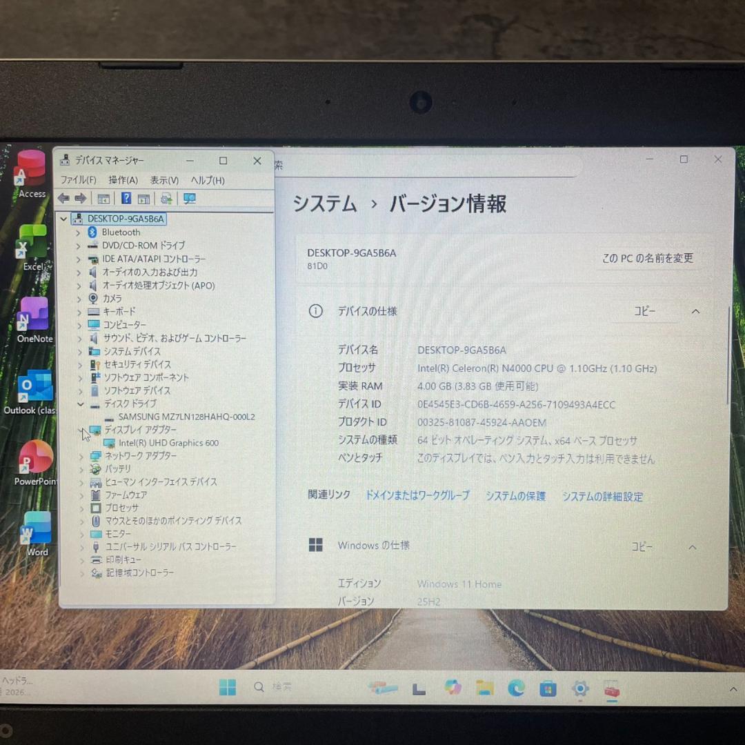 ★SSD Windows11 office2024 初期設定済すぐ使える★L