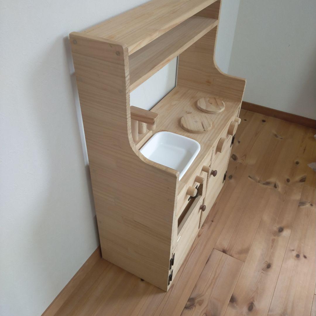 ママごとキッチン　ままごとキッチン　ママゴトキッチン　diy 　手作り　木製