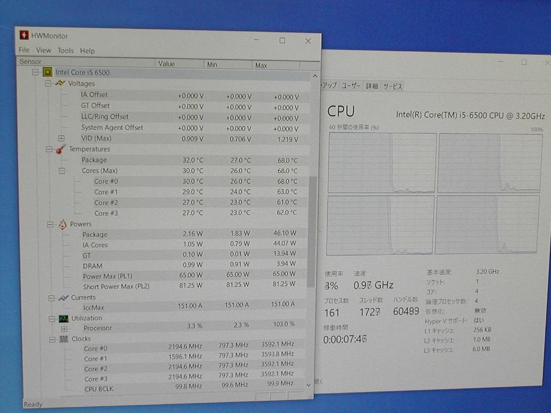 CPU付き　ASUS　H170-PRO LGA1151
