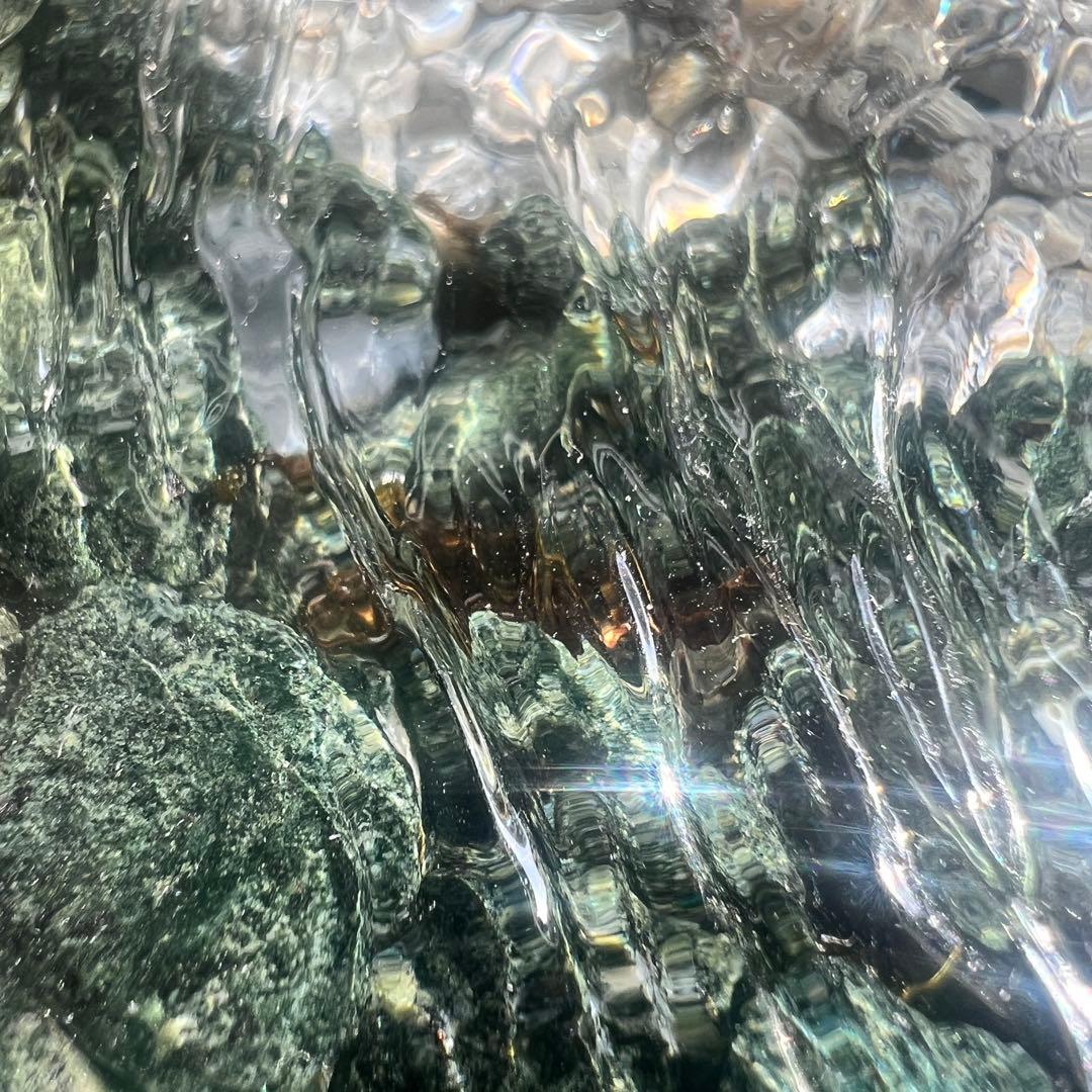 【レジンアート】波紋アート／せせらぎ／15cmスクエア／枠なし