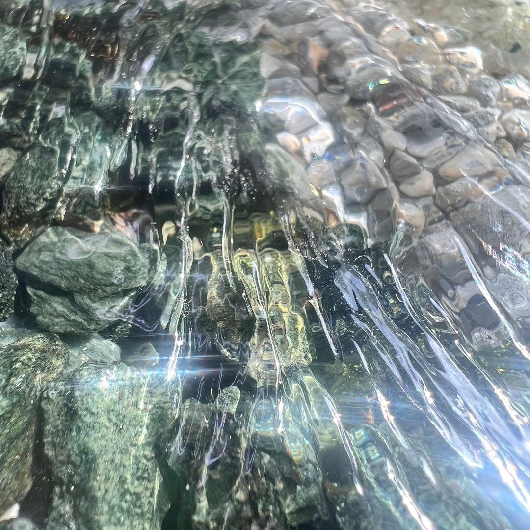 【レジンアート】波紋アート／せせらぎ／15cmスクエア／枠なし