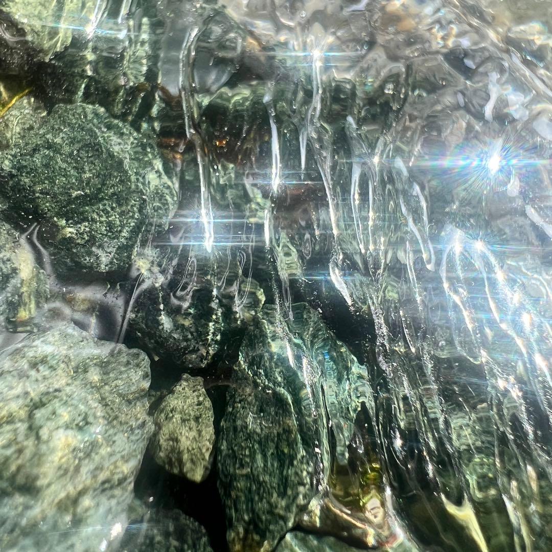 【レジンアート】波紋アート／せせらぎ／15cmスクエア／枠なし