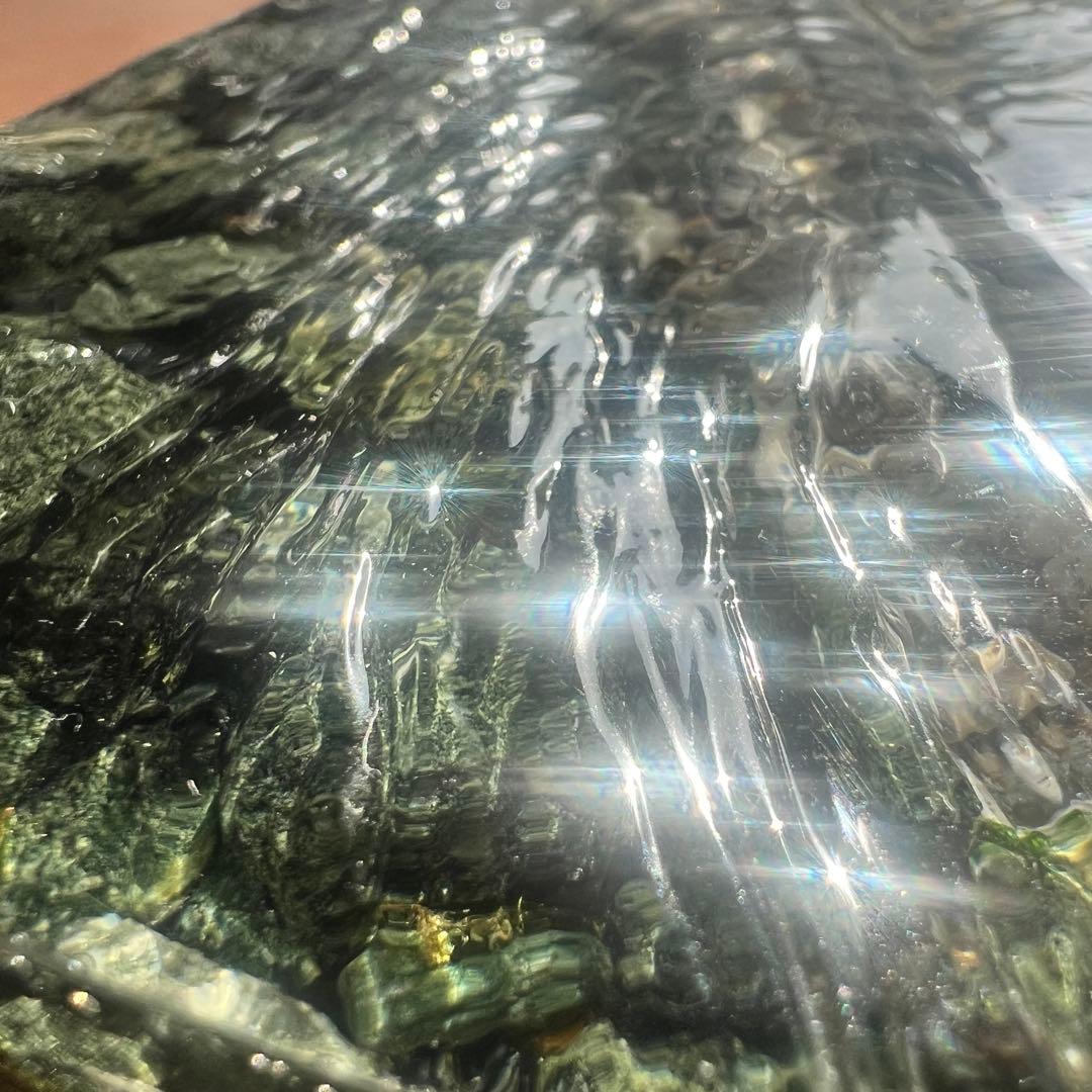 【レジンアート】波紋アート／せせらぎ／15cmスクエア／枠なし