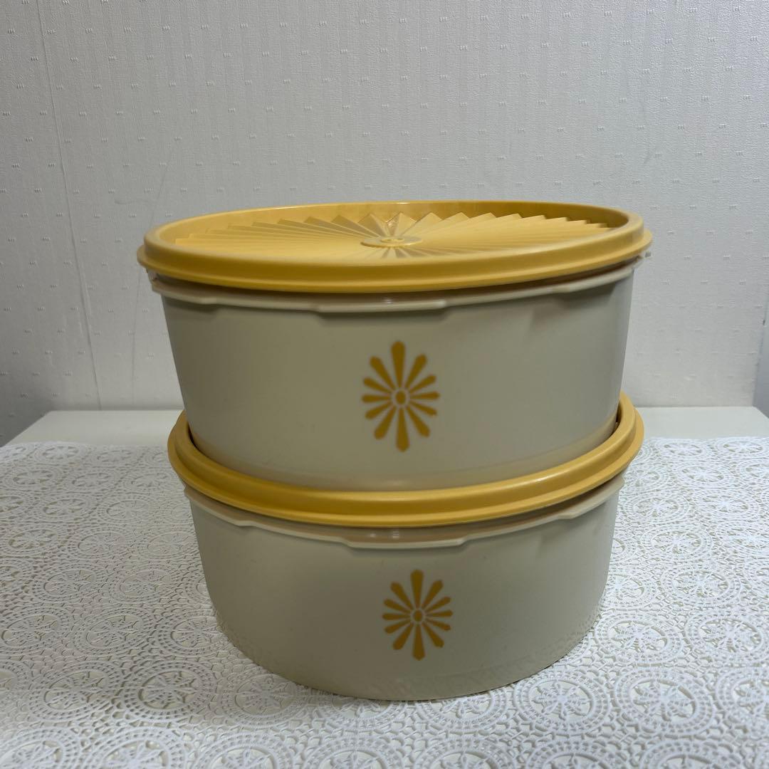 TUPPERWARE＊マキシデコレーター・保存容器・大容量・2個