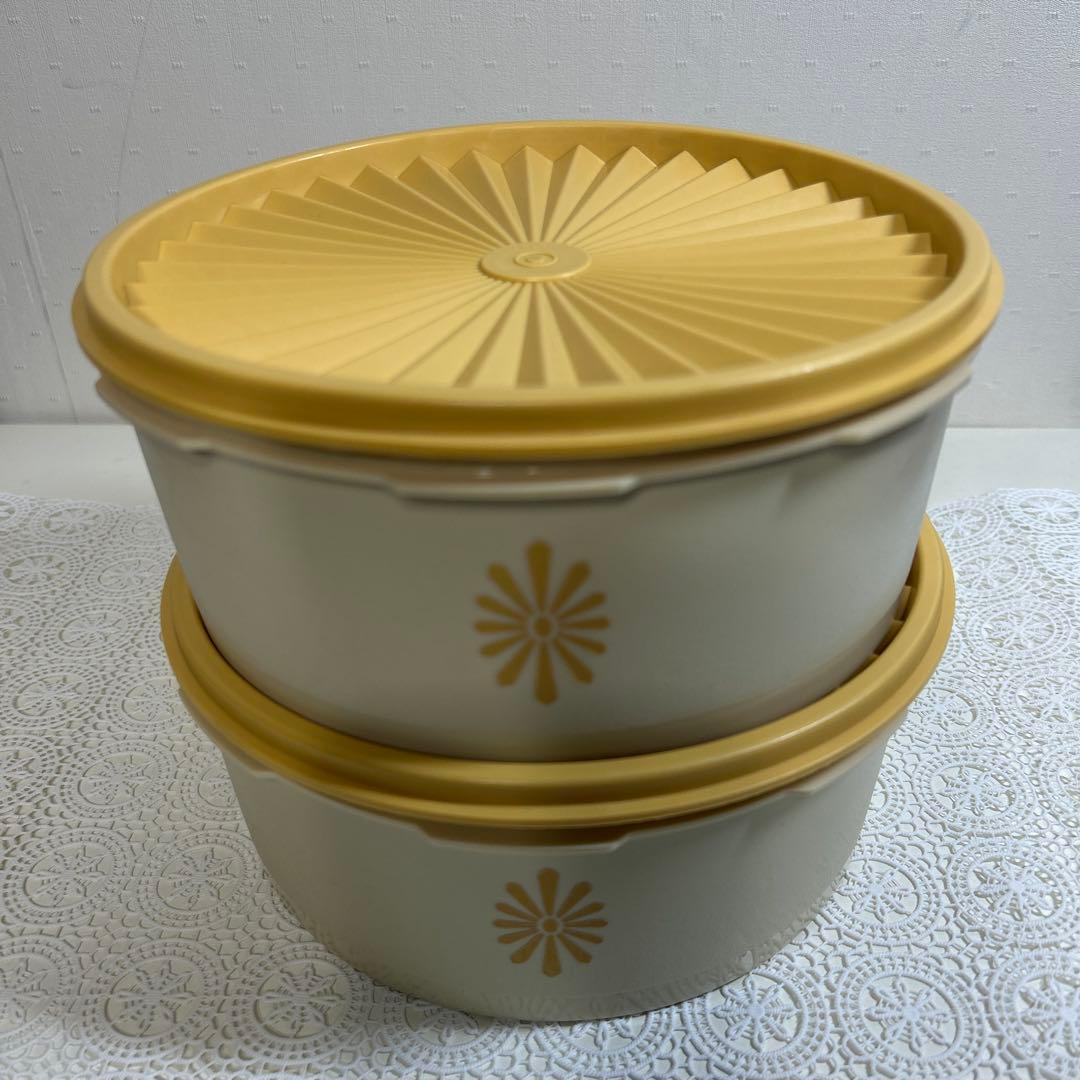 TUPPERWARE＊マキシデコレーター・保存容器・大容量・2個