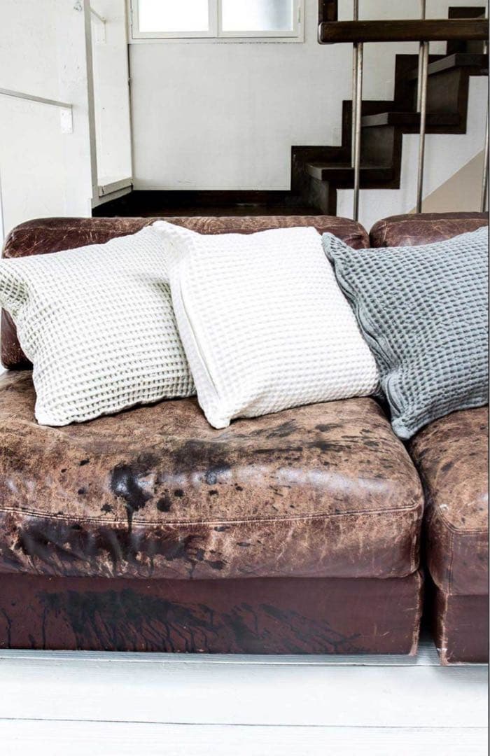 サラサデザイン　オーガニックコットン　クッションカバー　2枚セット