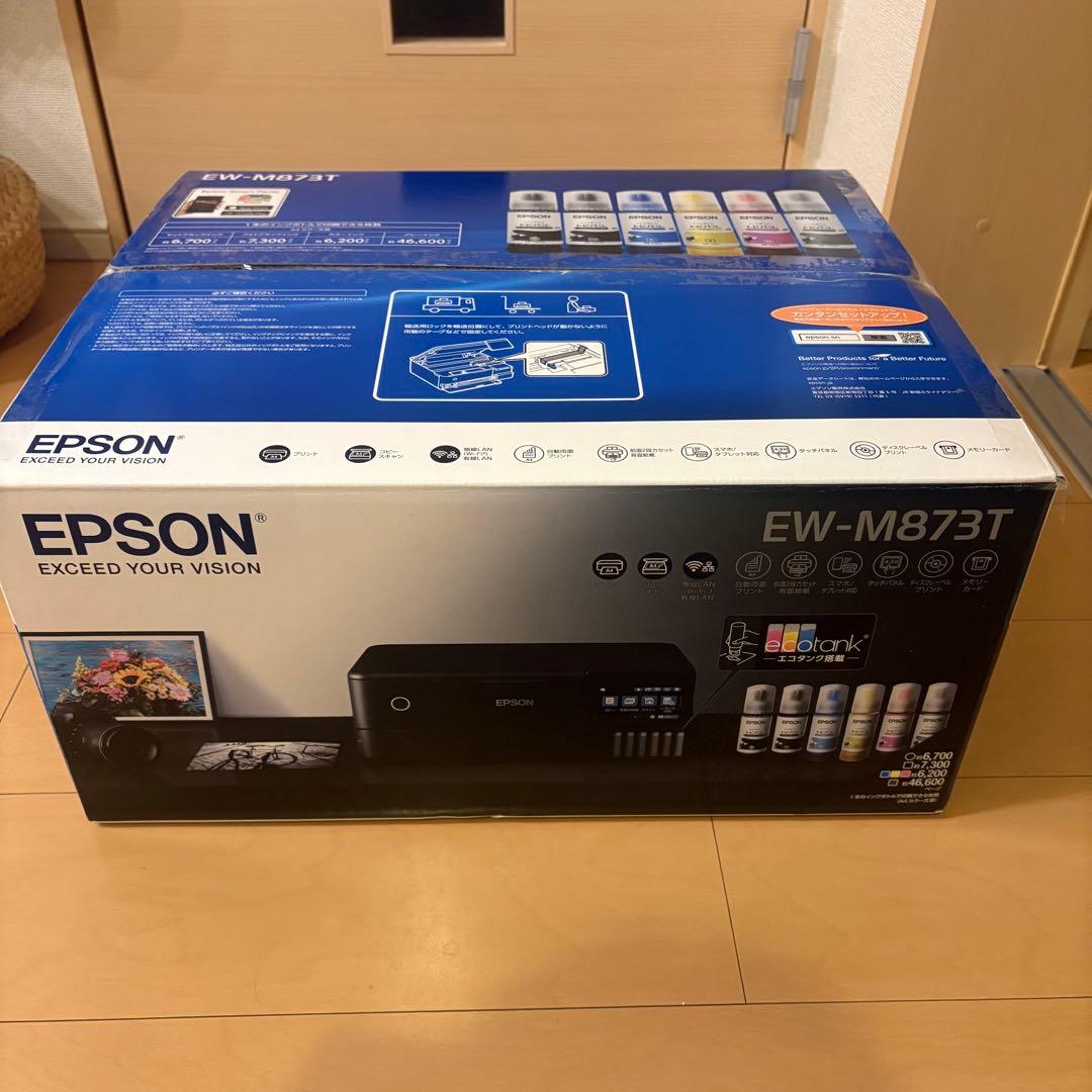 【美品】総印刷枚数109枚 EPSON EW-M873T ブラック