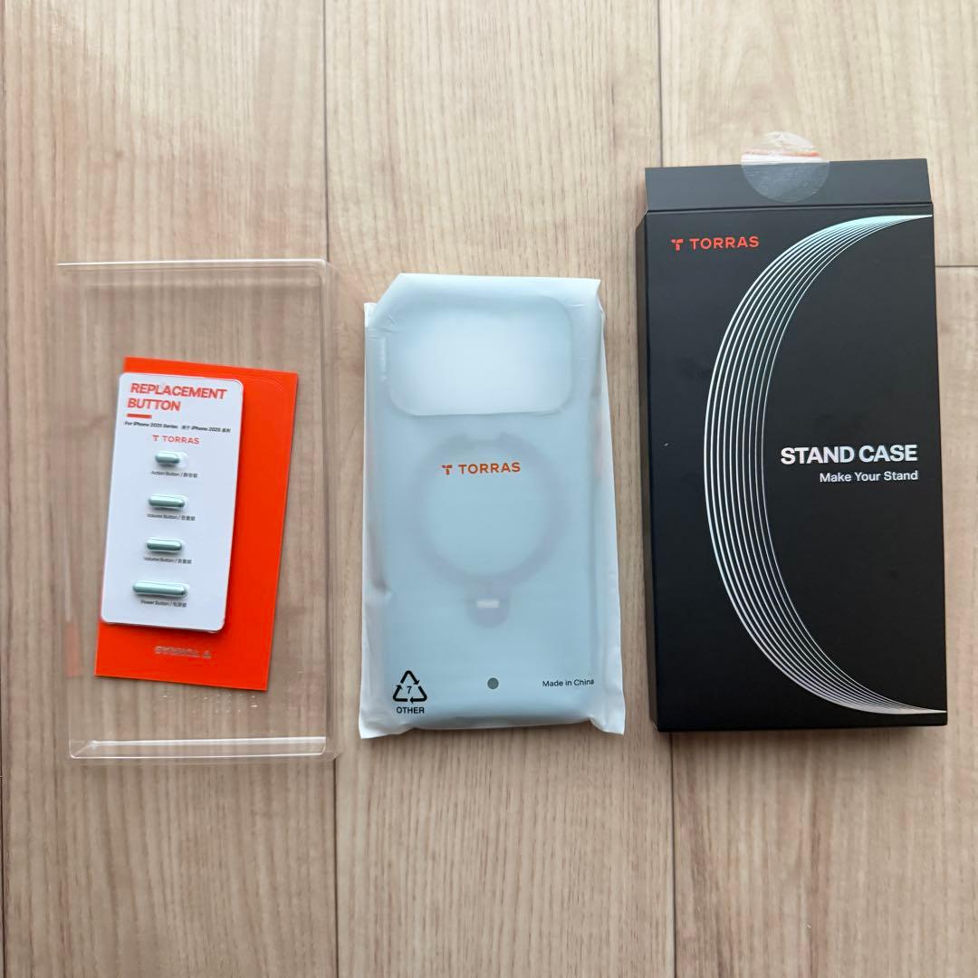 TORRAS Ostand Q3 Air iPhone 17 Pro 用ケース