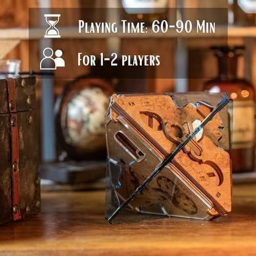 Puzzle Potato 哲学者の石 木製パズルボックス　ニュートンの謎の発明