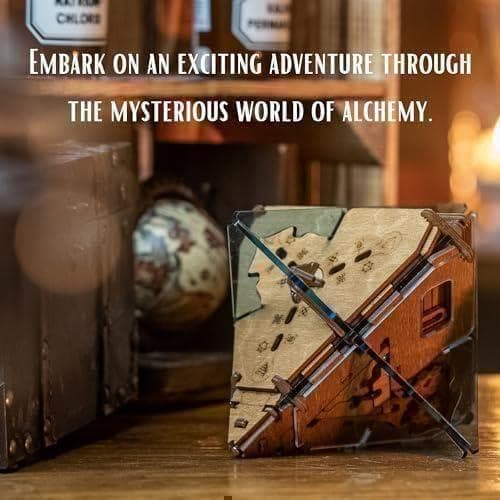 Puzzle Potato 哲学者の石 木製パズルボックス　ニュートンの謎の発明