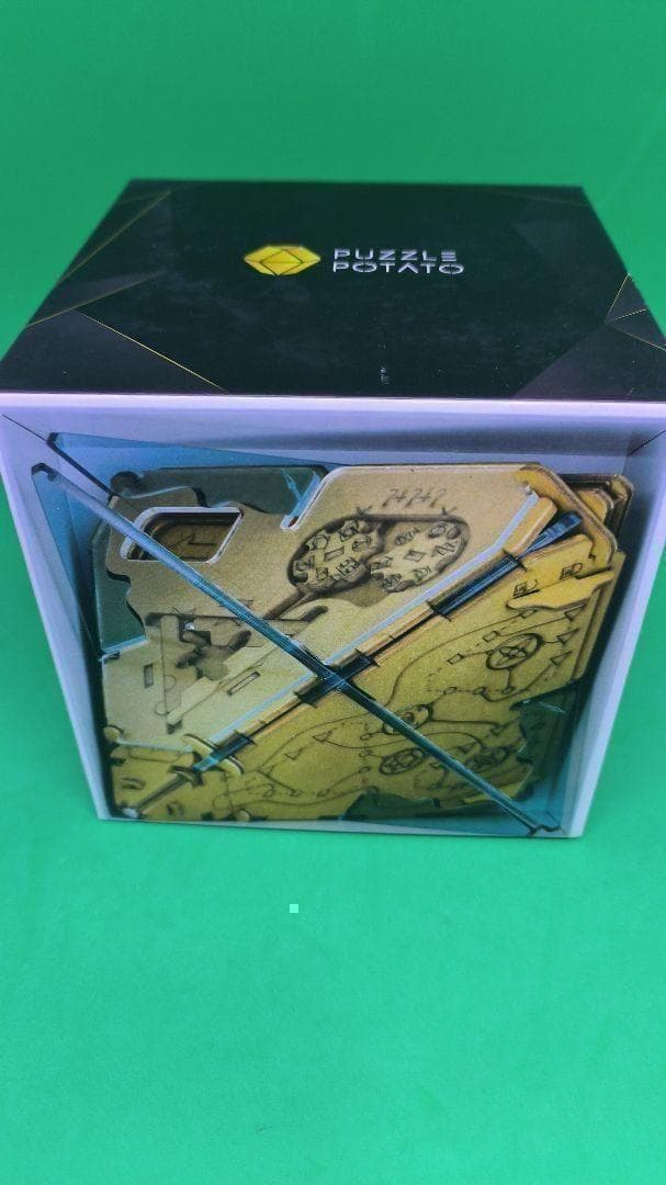Puzzle Potato 哲学者の石 木製パズルボックス　ニュートンの謎の発明