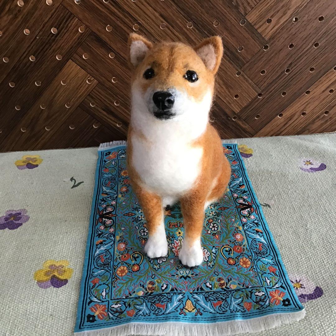 柴犬 羊毛フェルト（お座りポーズ）