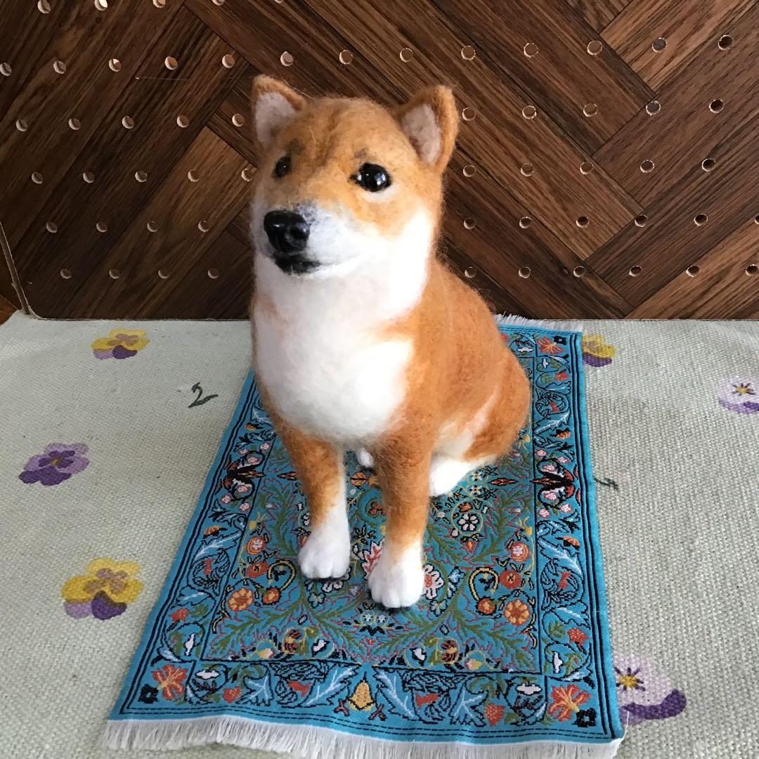 柴犬 羊毛フェルト（お座りポーズ）