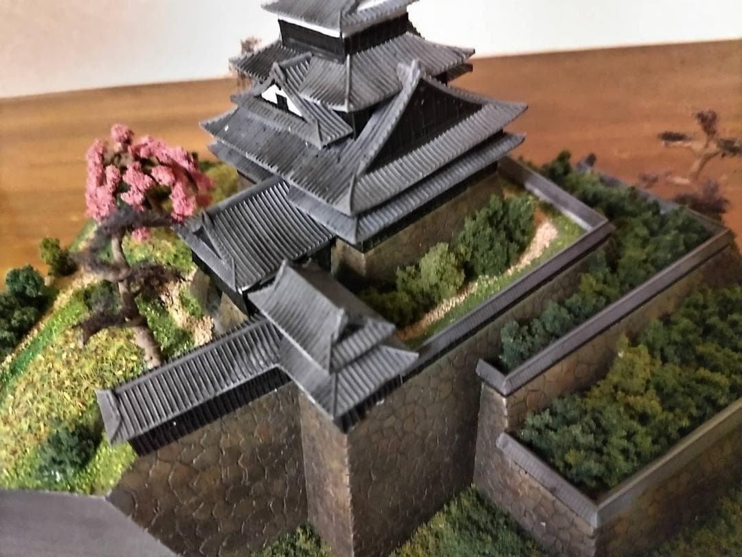 松江城プラモデル完成品