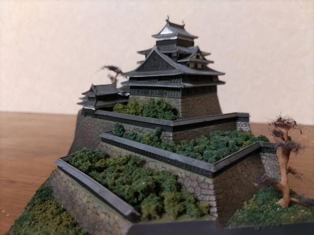 松江城プラモデル完成品