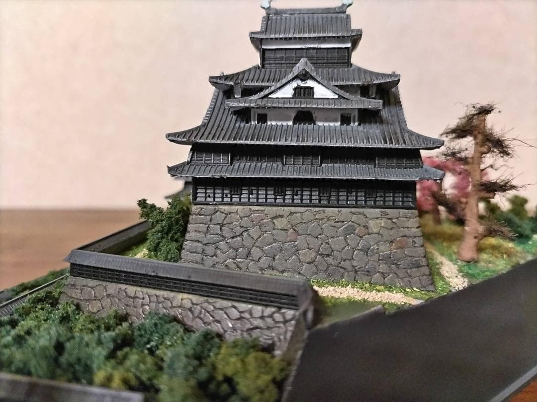松江城プラモデル完成品