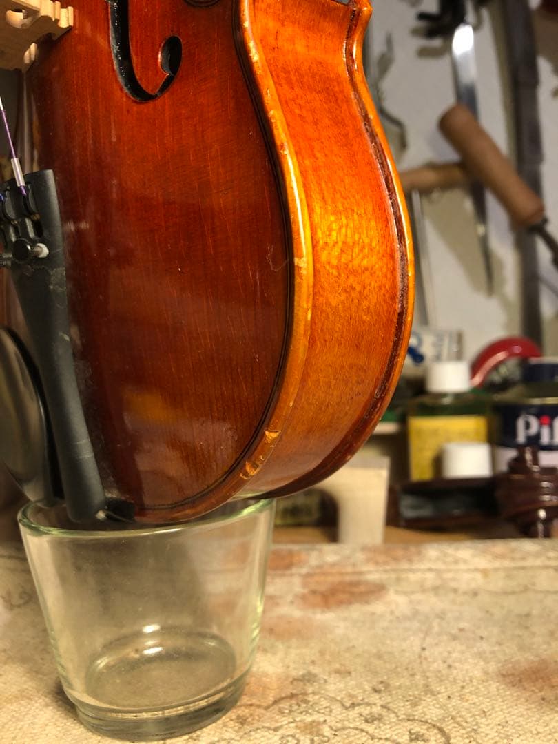 【駒&魂柱調整済】suzuki分数バイオリンNo230 1/4 2015