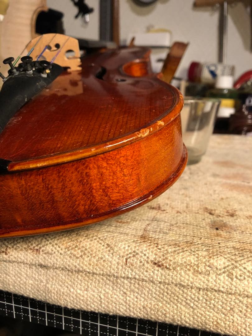 【駒&魂柱調整済】suzuki分数バイオリンNo230 1/4 2015