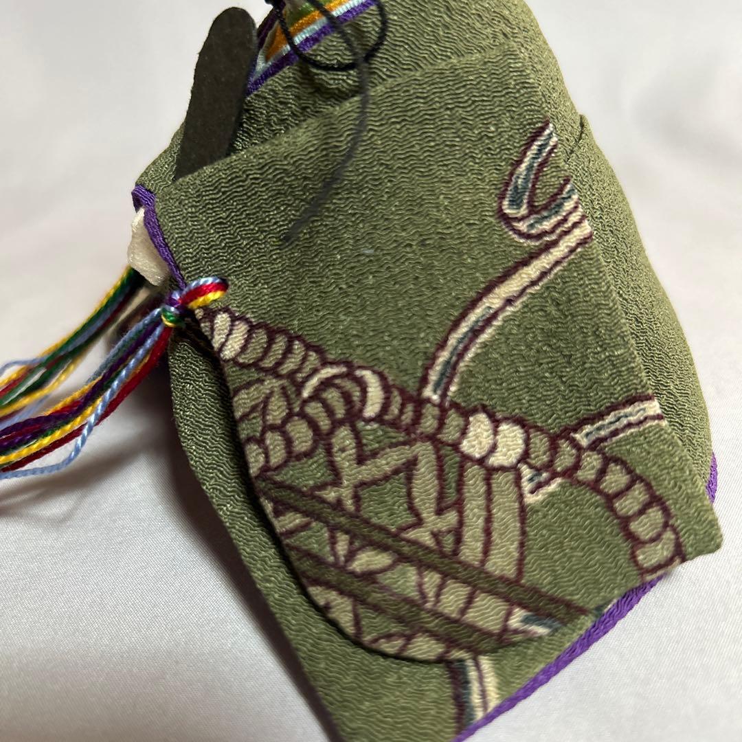 古布で作ったちりめん細工のうさぎのお雛様