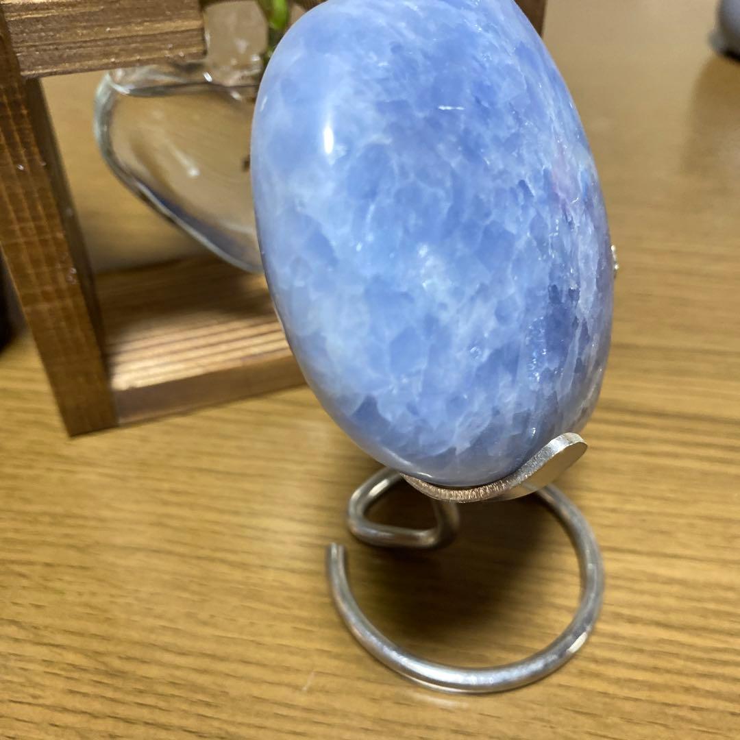 BIGサイズ　セレスタイト　ハート　高品質　つやつや