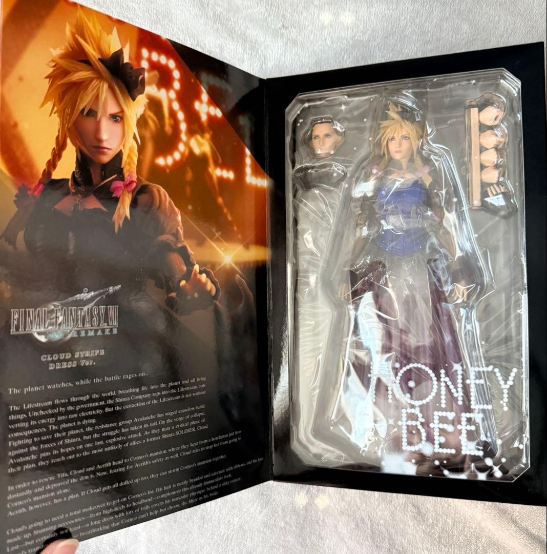 FF VII リメイク PLAY ARTS改 クラウド ドレス Ver.　未開封