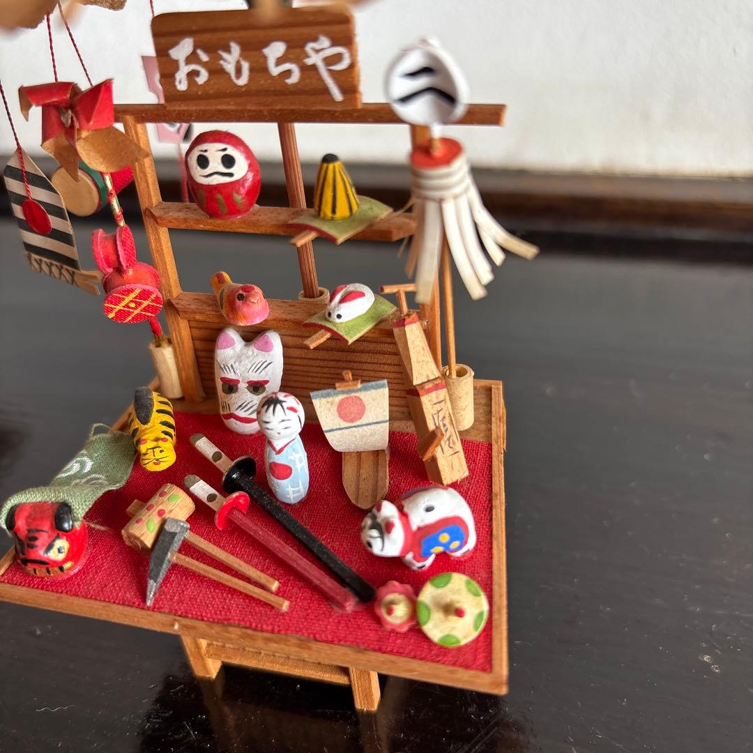 おもちゃ屋　ミニチュア　江戸　ジオラマ　工芸品　美術　模型
