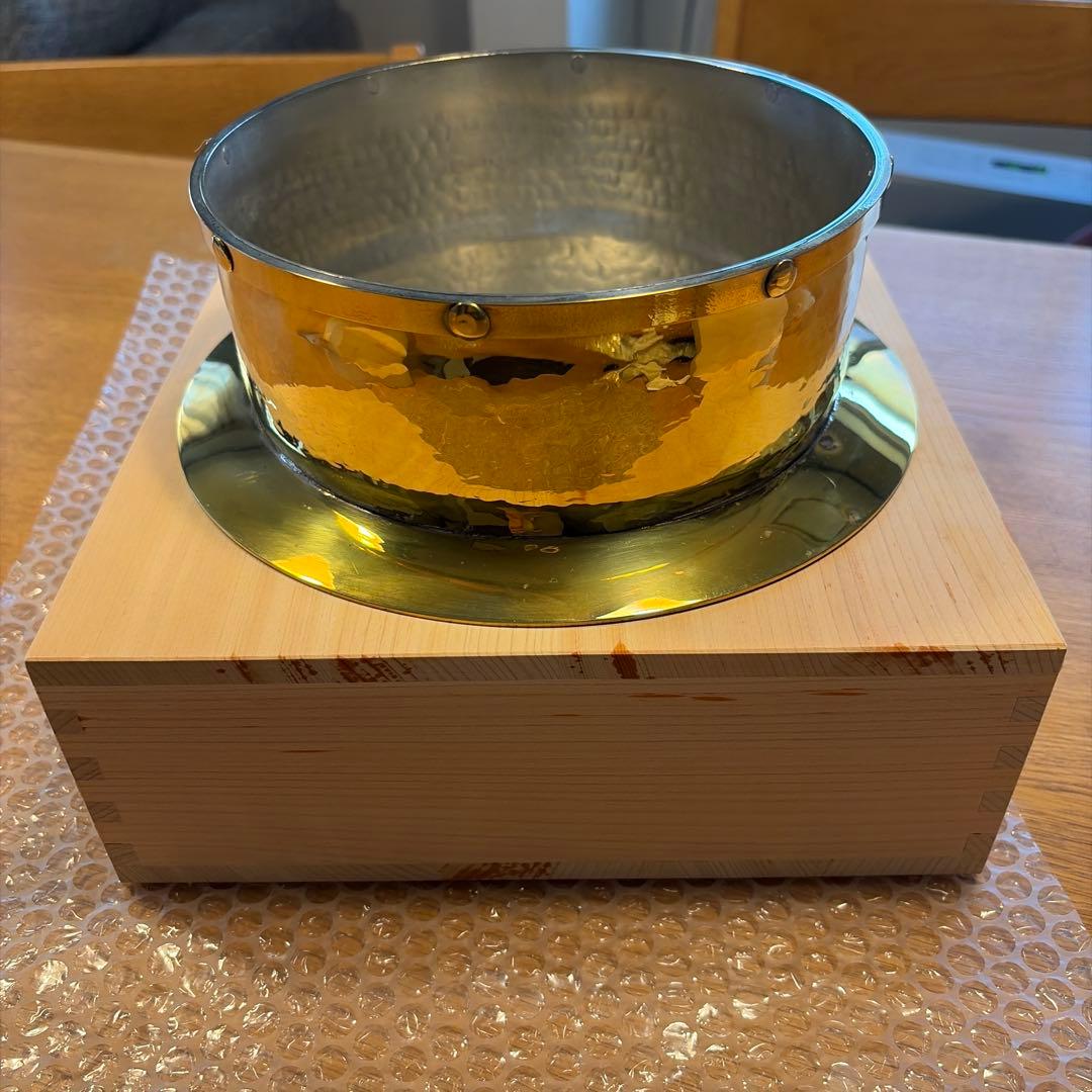 純銅製直火釜　5号炊き