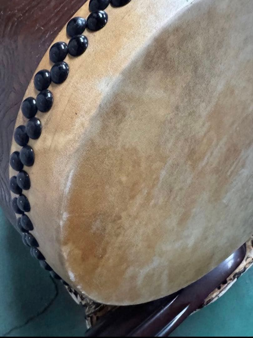 和太鼓 長胴太鼓　和楽器 鼓面約45センチ