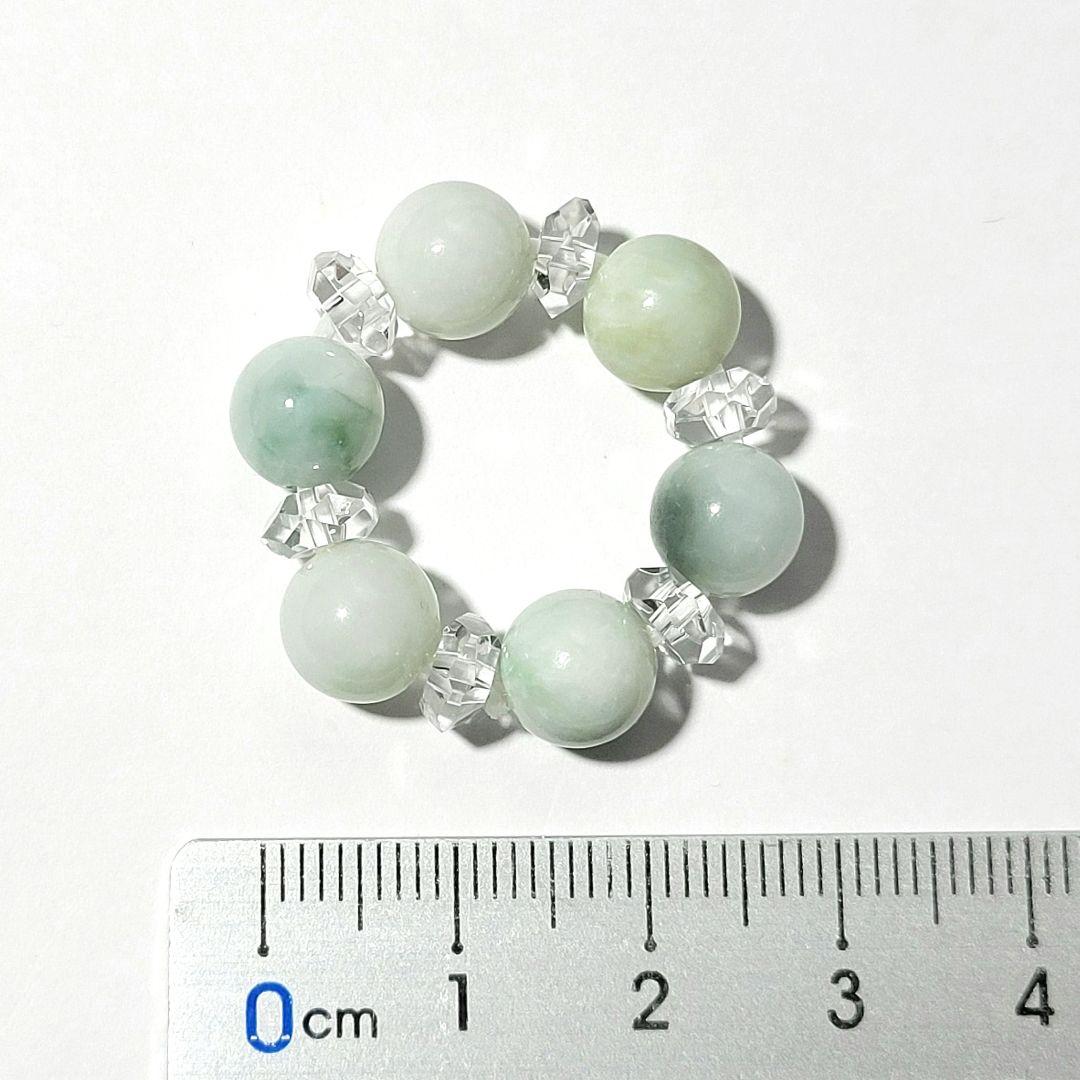翡翠8㍉玉　サイズ約5~9cm  糸魚川翡翠指輪&ペンダントPY0001