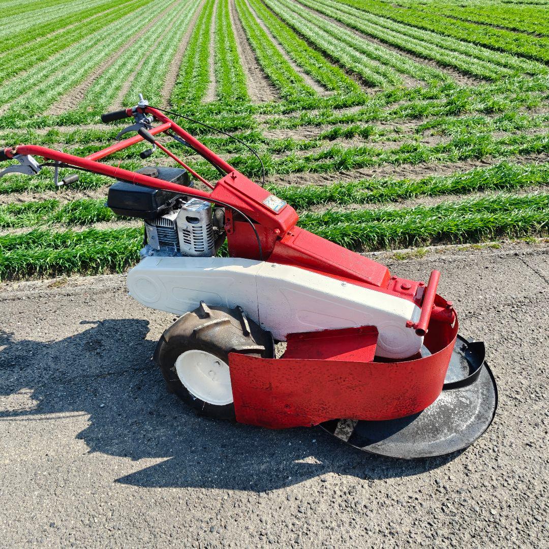 kawasaki エンジン　牧草モア　自走式草刈り機　　動画あり