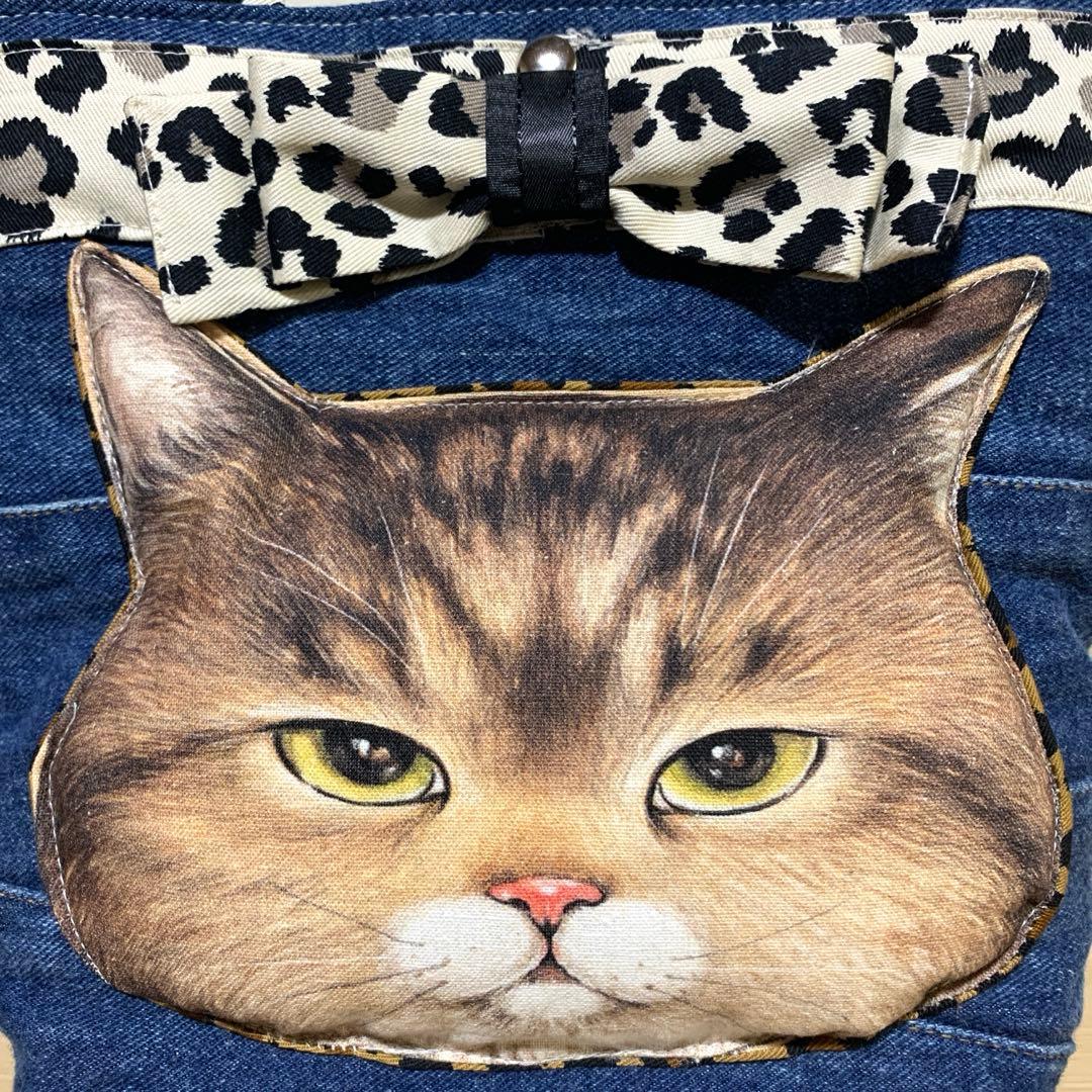 ゆ*ら様 コヤンイサムチョン　ハンドメイド　デニムリメイク　トートバッグ