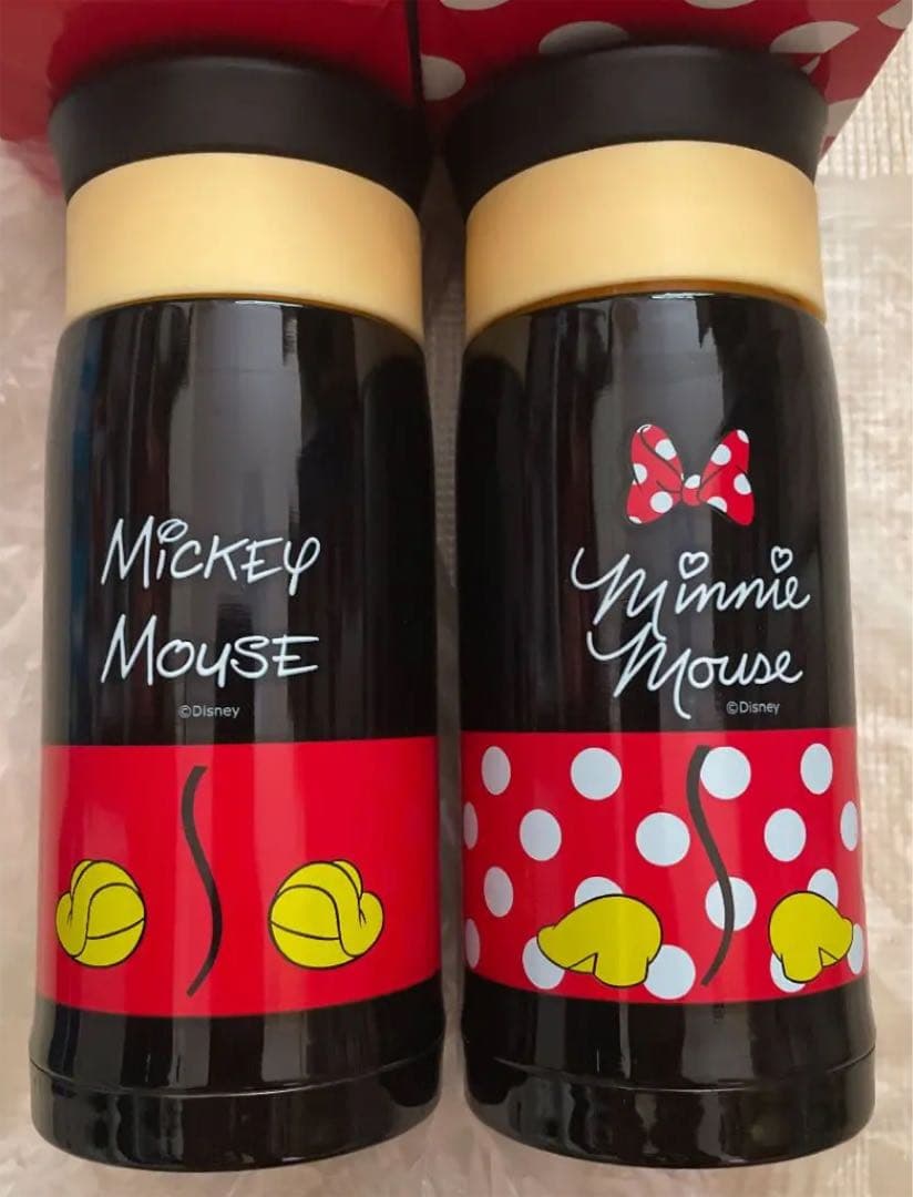 新品　ディズニー　ミッキー＆ミニー　ステンレスマグボトル　水筒　300ml ２本