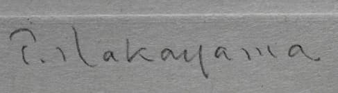 中山忠彦 【女の顔】 1981年 ドライポイント