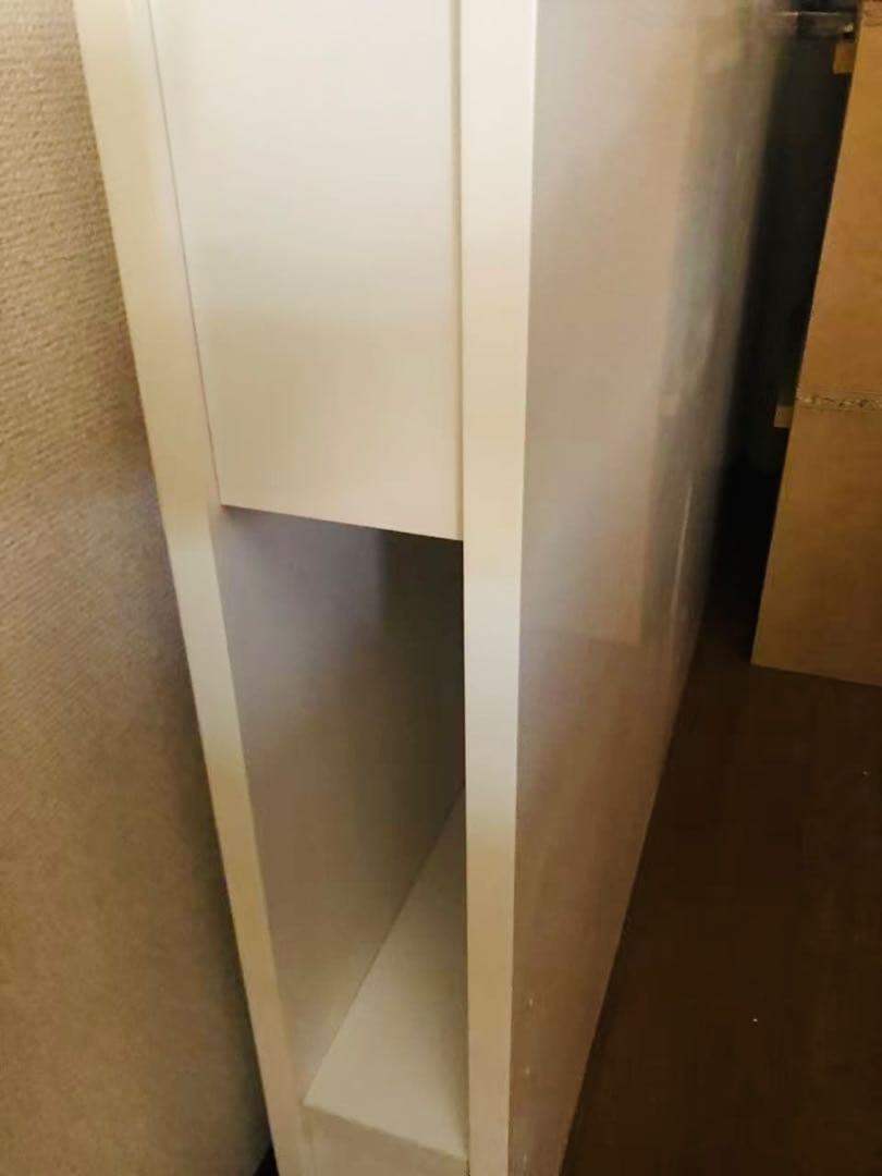 ニトリ　ダブルベッドフレーム　ホワイト　照明付きライト　大容量収納　コンソン